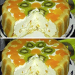 Tort cu șarlotă și fructe fără coacere – desert fin, răcritor și incredibil de ușor Image 39