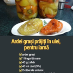 Ardei grași pentru iarnă prăjiți în ulei – conserva aromată și simplă pentru sezonul rece Image 42