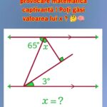 Provocare de geometrie 🧠📐 – Poți găsi valoarea lui X înaintea tuturor? Image 55
