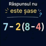 „Credeam că răspunsul este 6, dar era -1!” – cum ne poate păcăli ordinea operațiilor în matematică Image 64